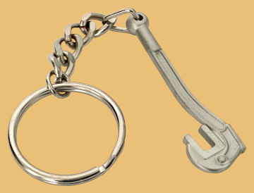 Rod wrench keychain for well service industry
