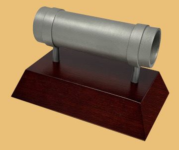 Unique oilfield midstream award pipeliner gift for oil and gas industry