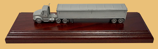 Gift for truck drivers semi personalized award model